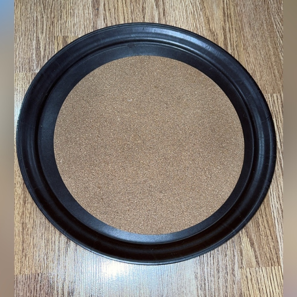 Vollrath 16 Inch Round Serving Tray Cork-lined Laminated Brown Restaurant/Bar